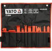 Bộ tháo lắp nội thất ôtô 11 món Yato YT-0844