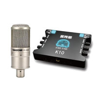 Bộ thu âm XOX K10 + Micro Takstar PC K200