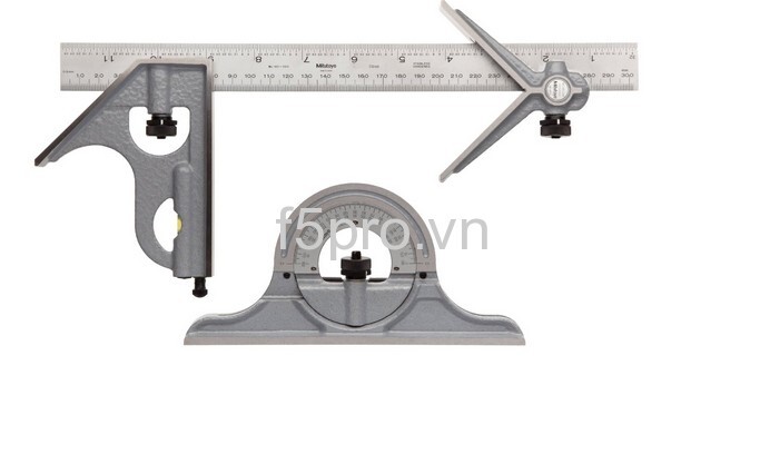 Bộ thước đo góc vạn năng Mitutoyo 180-907B 300mm/0-12"