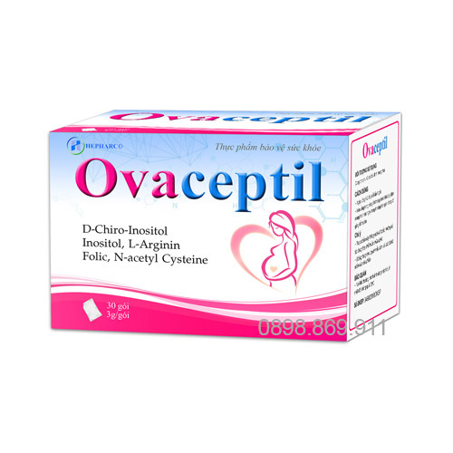 Bổ trứng hỗ trợ mang thai Ovaceptil