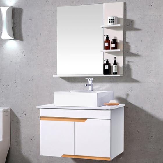 Bộ tủ, chậu, bàn đá, kệ gương lavabo Zento ZT-LV898