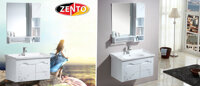 Bộ tủ, chậu, kệ gương Lavabo Zento LV999