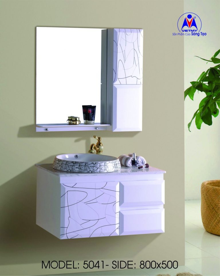 Bộ tủ chậu Lavabo Việt Mỹ 5041