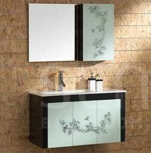 Bộ tủ chậu vòi gương Senli F900H (tủ gỗ)