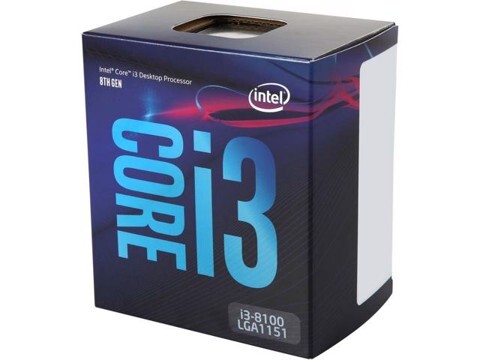 Bộ vi xử lý Intel Core I3-8100 (3.6GHZ, 6MB CACHE, 4C-4T) SK 1151-V2
