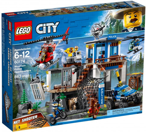 Bộ xếp hình Lego City 60174 - Trụ sở cảnh sát núi rừng