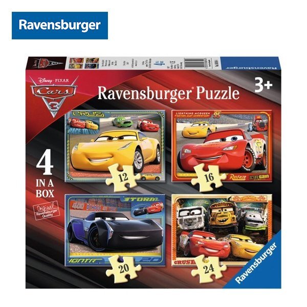 Bộ xếp hình Puzzle Cars Ravensburger RV06894 - 4 bộ