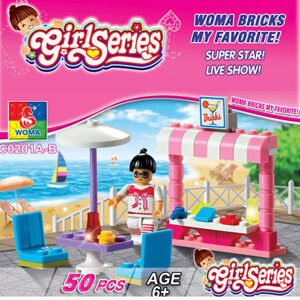 Bộ xếp hình quầy Bar bãi biển B-Woma C0201B