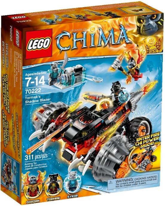 Bộ xếp hình Xe chiến đấu của Tormak Lego Chima 70222