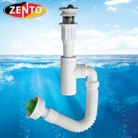 Bộ xi phông, ống xả chậu rửa bát 2 hố cao cấp XP420