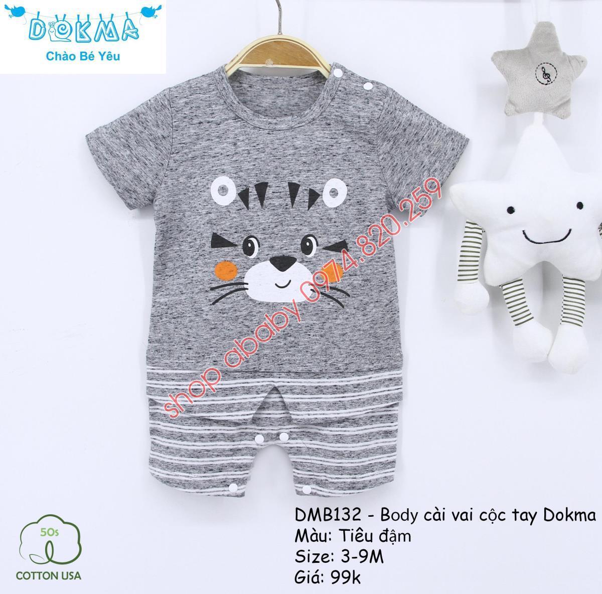 Body cài vai cộc tay Dokma DMB132 (3-9m)