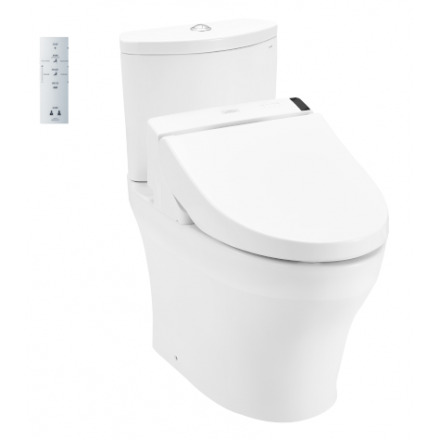 Bồn cầu 2 khối nắp rửa điện tử TOTO CS838DW6