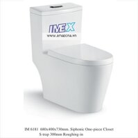 Bồn cầu một khối Imex IM 6181