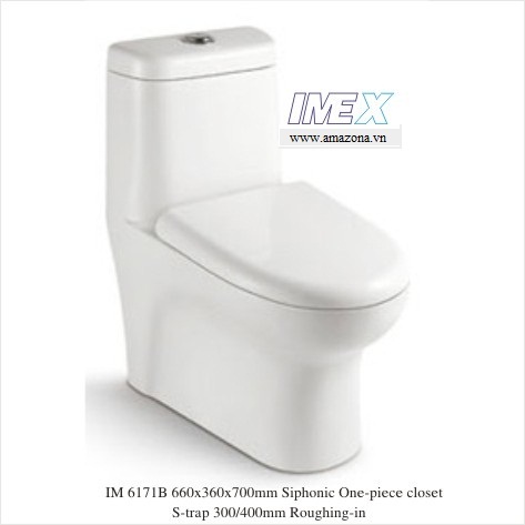 Bồn Cầu Một Khối IMEX IM6171B (IM 6171B)