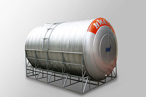 Bồn nước inox Hwata 25000L ngang