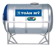 Bồn nước inox Toàn Mỹ 3500 lít ngang SUS 304