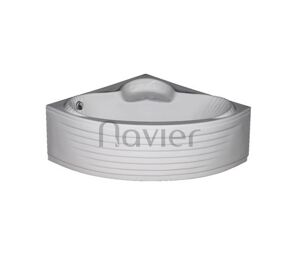 Bồn tắm góc chất liệu Acrylic chân yếm Navier NV-1500AY (không kèm bộ vòi)