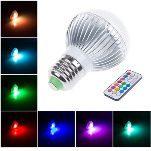 Bóng đèn LED đổi màu có điều khiển từ xa Homematic RGBLED-3