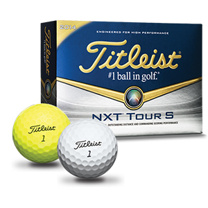 Bóng golf Titleist NXT TOUR SOFT Yellow T4132S-NP (Hộp 3 quả)