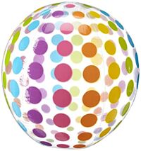 Bóng hơi sắc màu Intex 59065 - 107cm