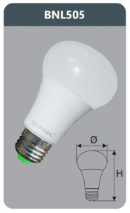 Bóng led bulb Duhal BNL505 - 5W