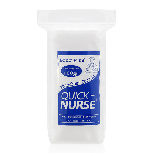 Bông y tế Quick-Nurse 100g