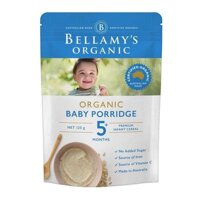 Bột ăn dặm cho bé từ 5 tháng tuổi Bellamy’s Organic Baby Porridge Premium Infant Cereal 125g