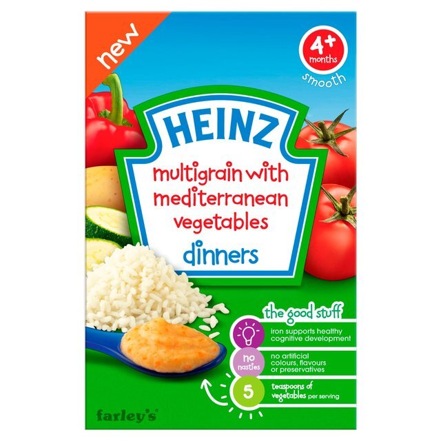 Bột ăn dặm Heinz 4+ Ngũ cốc và rau củ hỗn hợp