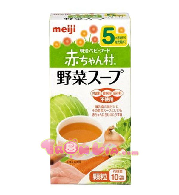 Bột ăn dặm Meiji vị gà và rau củ cho trẻ từ 7 tháng trở lên