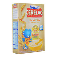 Bột ăn dặm Nestle Cerelac lúa mì sữa