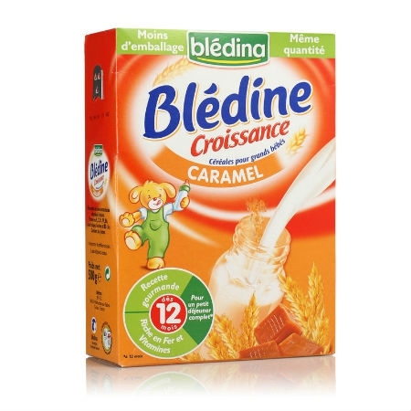 Bột ăn dặm pha sữa Bledina vị Caramel - 12 tháng
