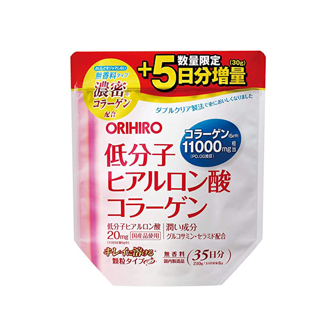 Bột Collagen Hyaluronic Acid Orihiro 11000mg 210g
