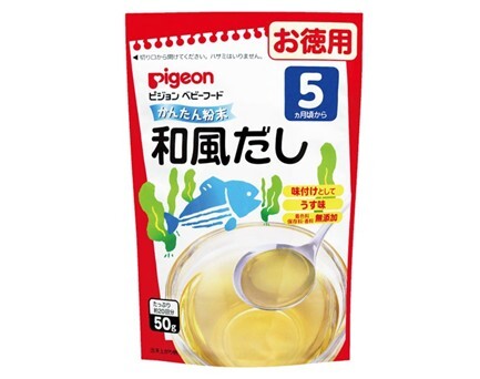 Bột Dashi Pigeon - 50gr (vị nấm rau củ, Gà Phomai, rong biển)