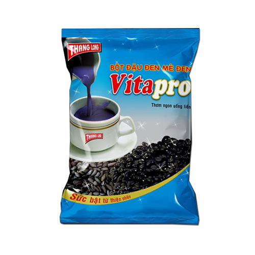 Bột Đậu Đen Mè Đen Vitapro (40G x 10 Gói)