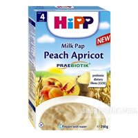 Bột dinh dưỡng HiPP sữa, đào, mơ tây 250g