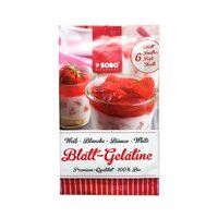 Bột Gelatine hữu cơ dạng lá Sobo( 6 lá)