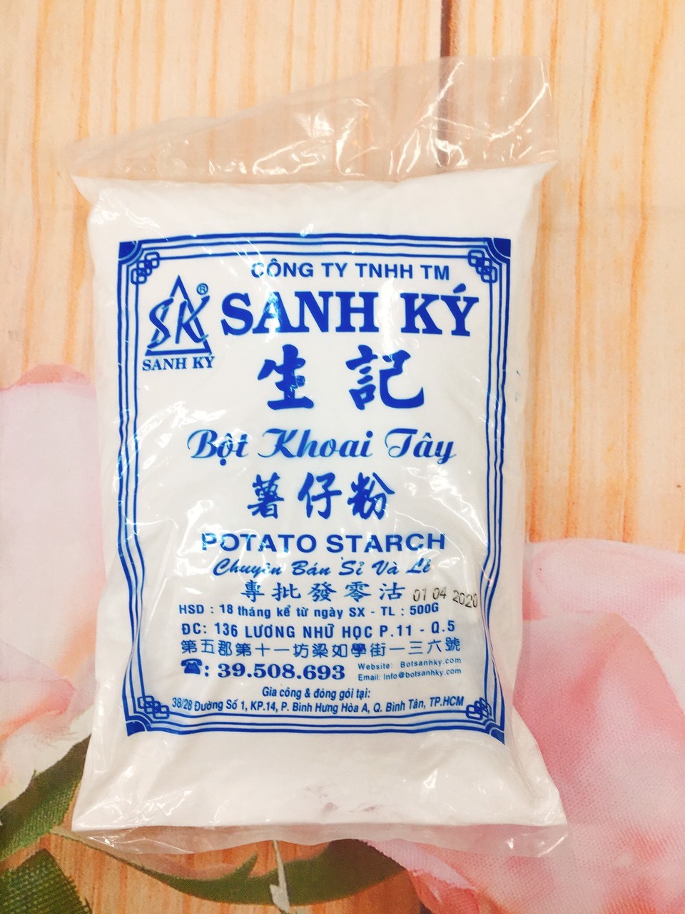 Bột khoai tây Sanh Ký 500g