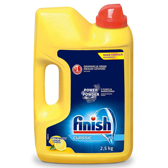 Bột rửa chén Finish Dishwasher Power Powder Lemon Sparkle 2,5 kg QT017384 - hương chanh