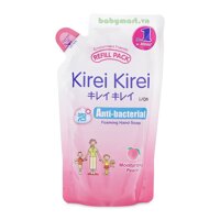 Bọt rửa tay Kirei Kirei hương đào 200ml