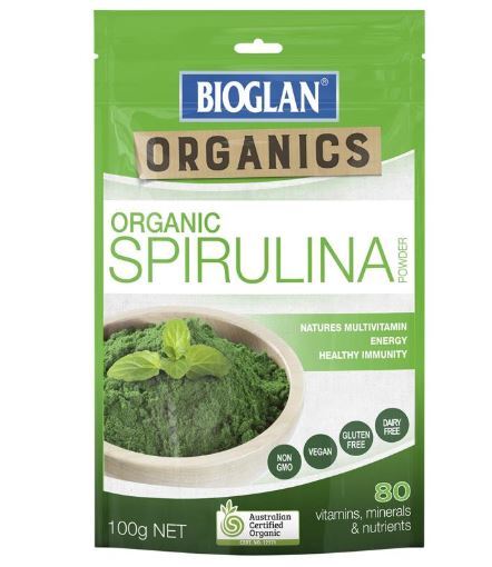 Bột tảo xoắn hữu cơ Bioglan Organic Spirulina 100g