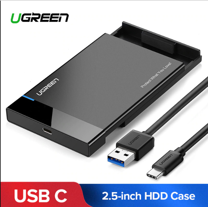 Box đựng ổ cứng máy tính HDD SSD 2,5 inch Sata to USB 3.0 Ugreen 60353