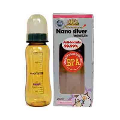 Bình sữa cổ hẹp Nano Silver Mispic BP2783 - 250ml