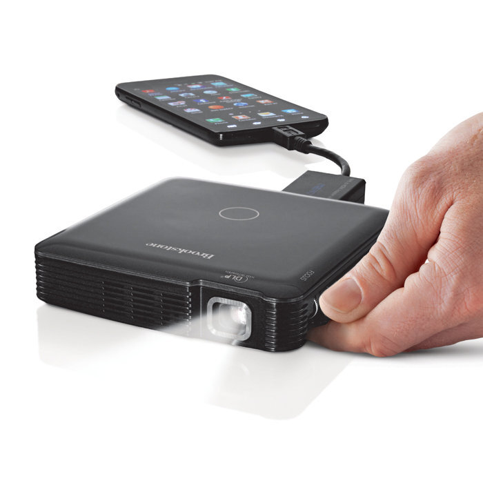 Brookstone Pocket Projector Mobile 100 Lumens - Máy chiếu mini