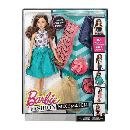 Búp bê Barbie - Bộ sưu tập thời trang sáng tạo váy xanh