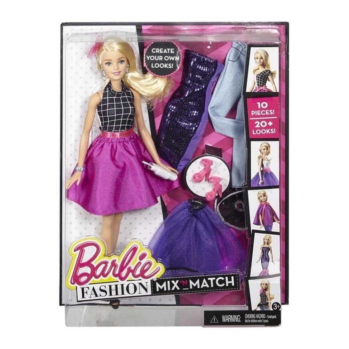 Búp bê Barbie - Bộ sưu tập thời trang sáng tạo váy tím