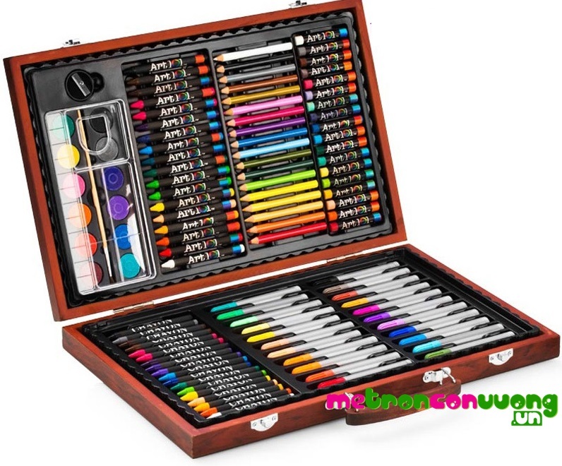 Bút chì hộp màu hộp gỗ M110W Colormate