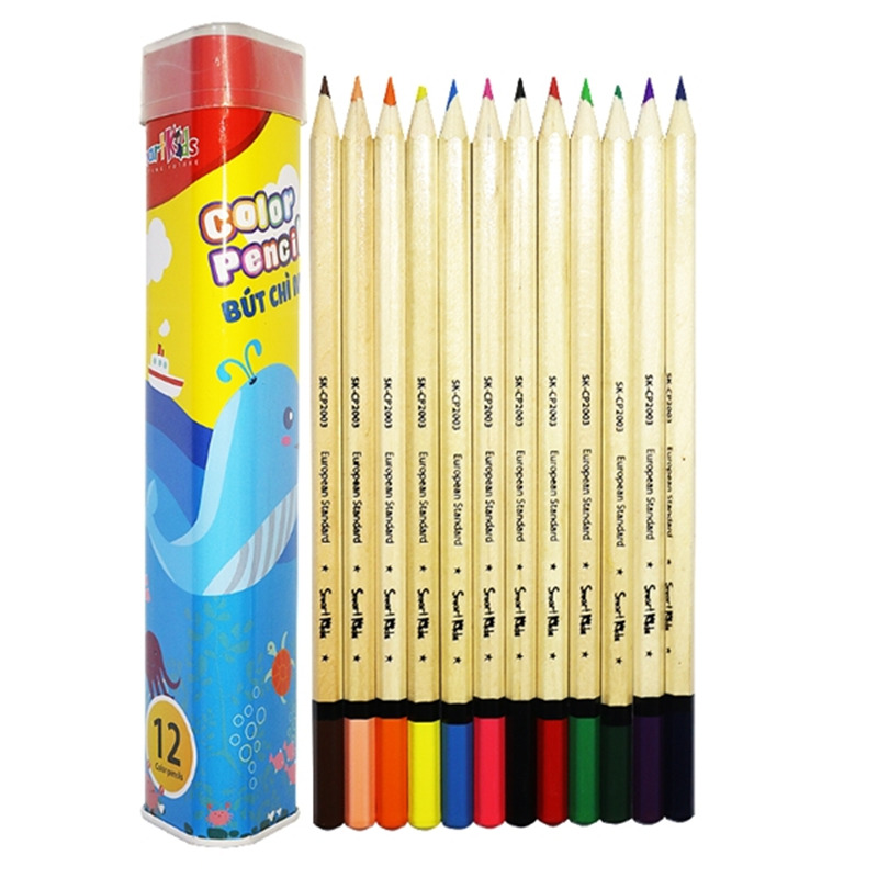 Bút chì màu Smartkids SK-CP2003 - 12 màu