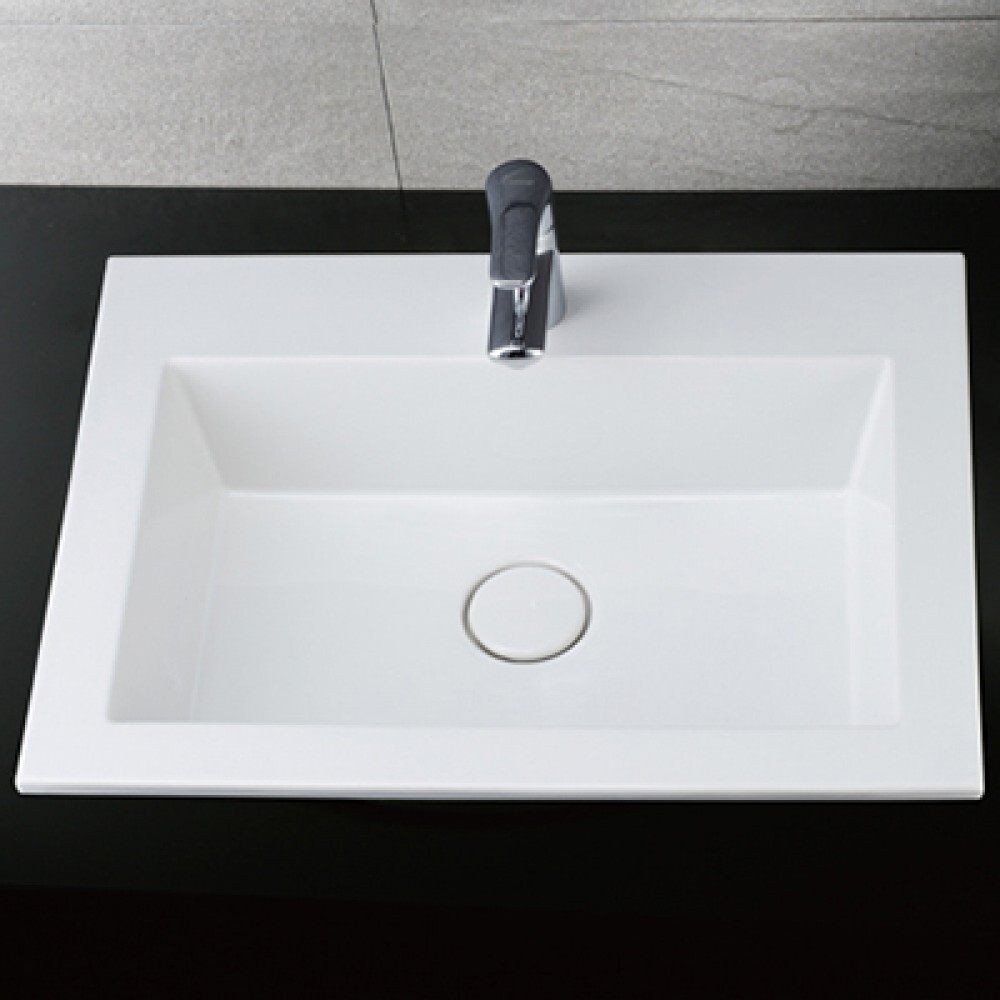 Chậu rửa mặt lavabo dương bàn đá Caesar LF5017 