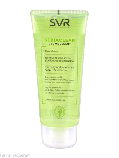 Sữa rửa mặt không chứa xà phòng SVR Sebiaclear Gel Moussant 200ml ...
