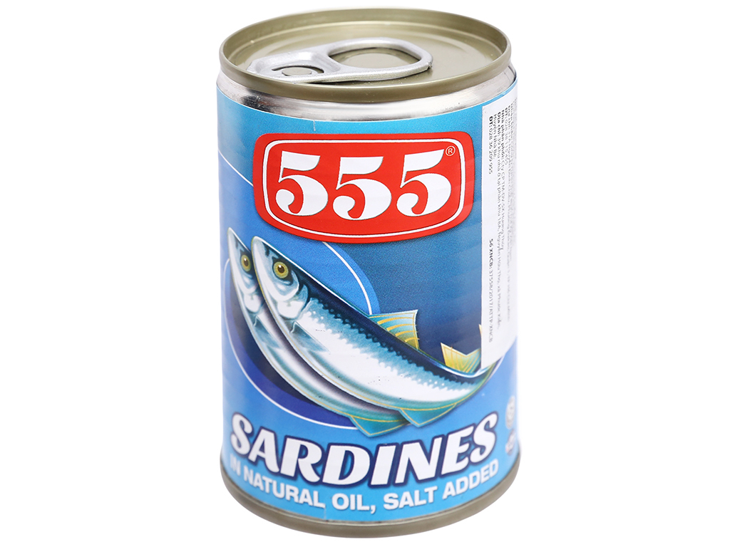 Cá mòi 555 ngâm dầu 155g